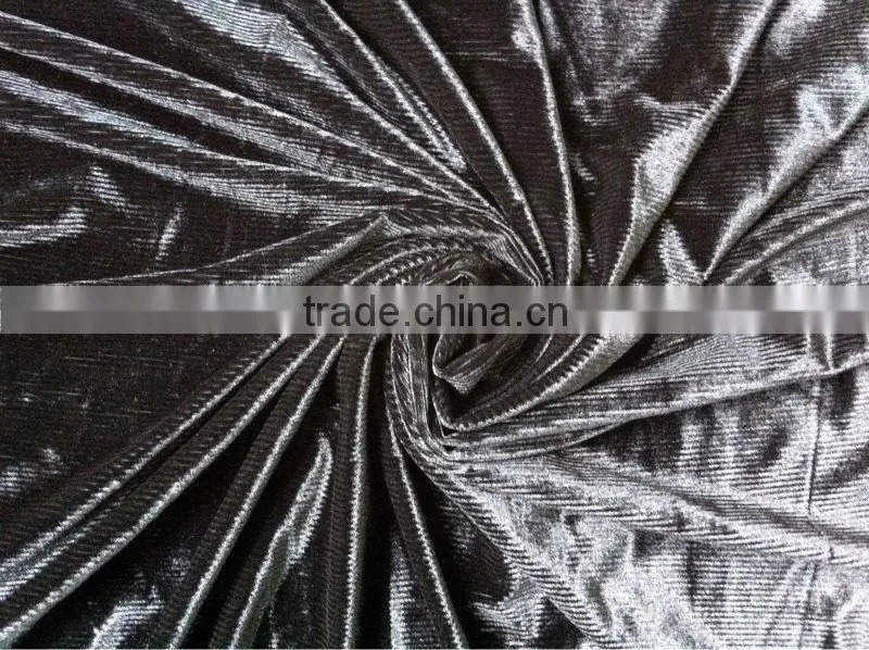 Hot Seal Stripe Korea velvet fabric from direct manufacturer