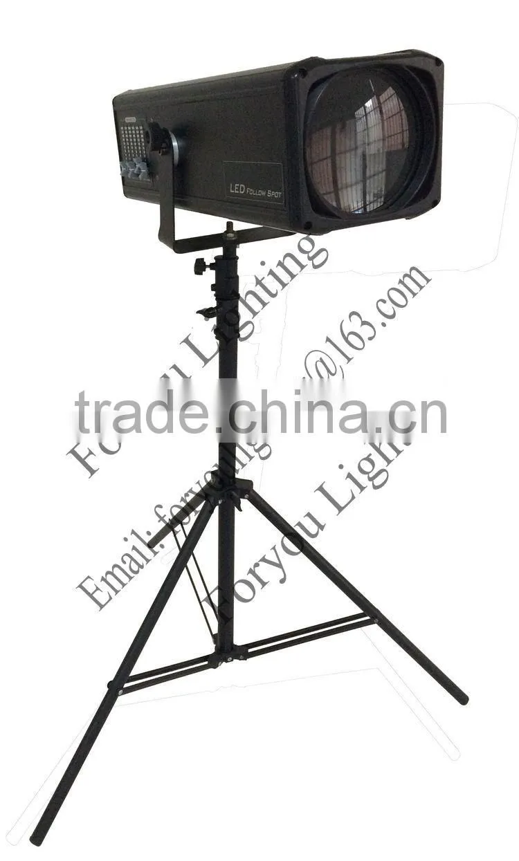 Factory Wholesale Professional Stage Wedding Used Zoom 300W LED Follow Spot Light