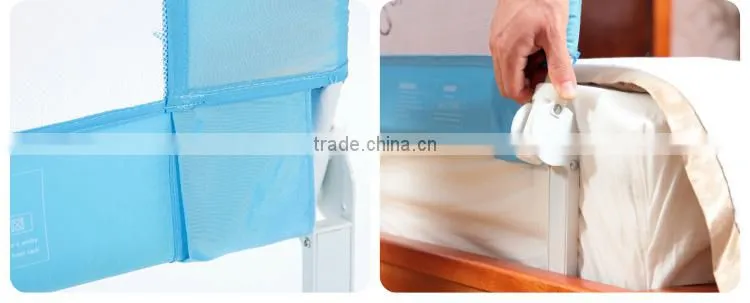 Foldable baby bed rail/playpen