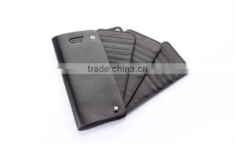 Fashion Card Wallet With Black And Brown