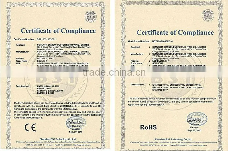 2-year Warranty AC85-265 7W COB LED Bulb E27 B22 GU10