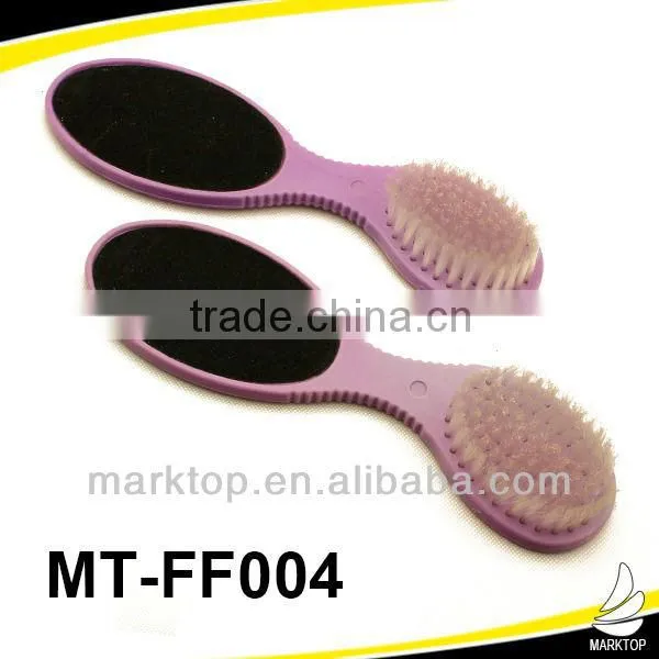Cute design two ends brush sandpaper foot file