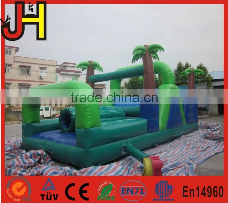 Outdoor activity inflatable obstacle slide for kids, inflatable obstacle course price