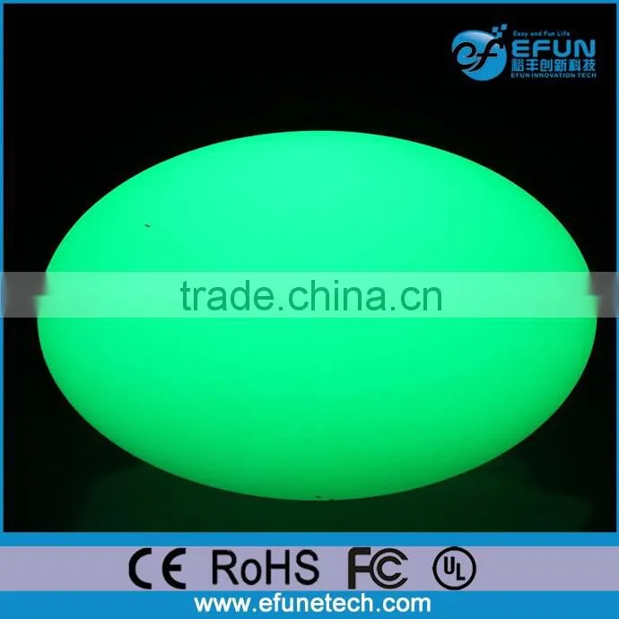 remote control rgb color illuminated floating glow ball,waterproof led big ball light