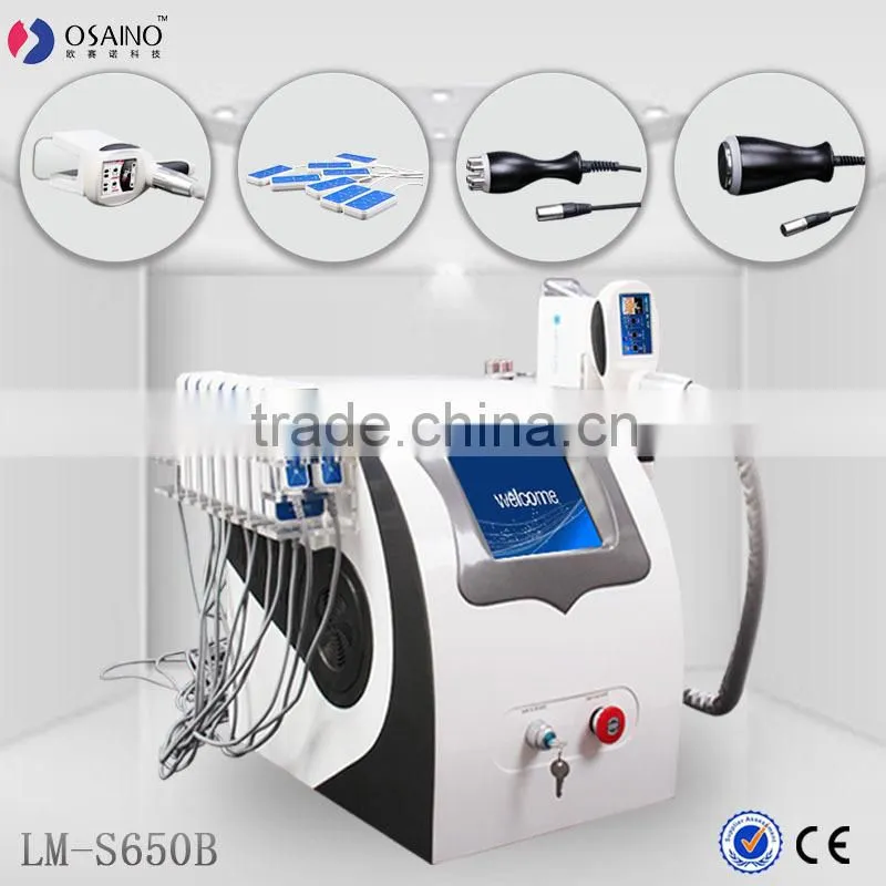 Lipo Cryolipolysis Lipo laser+Ultrasonic cavitaiton+RF 2013 cavi lipo machine for sale