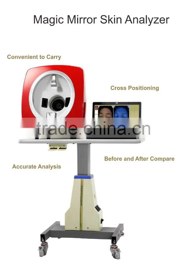 magic mirror led tv magnifier lamp magic belle wood lamp skin analyzer from china