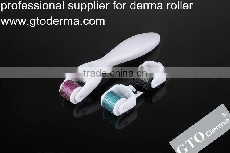 600 needles titanium derma roller with replacable tips for scar removal