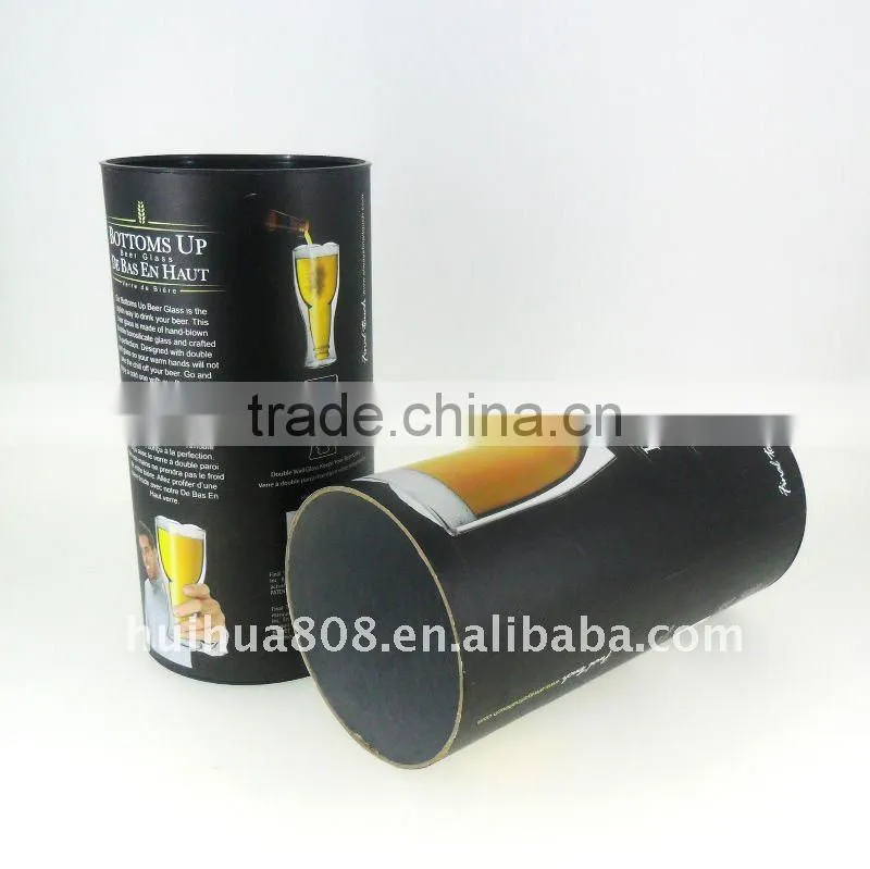 wine cans round paper packaging can for tea