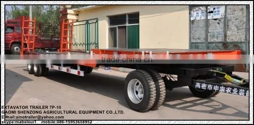 excavator transporter lowbed trailer