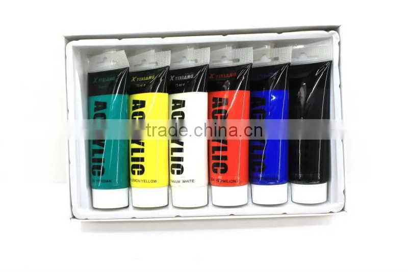 75ml acrylic paint for paintings factory supply