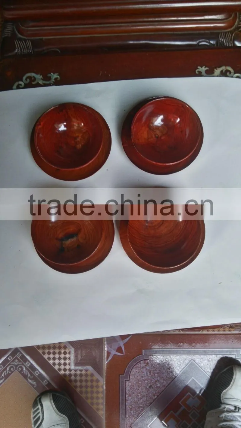 Natural color set of wooden cup, tea pot from Vietnam leading manufacturer