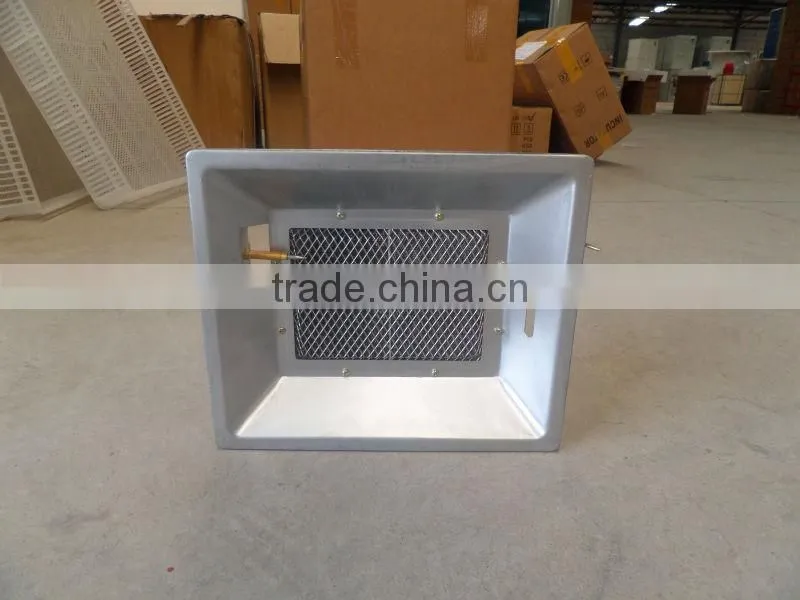 Gas heater for poultry farm