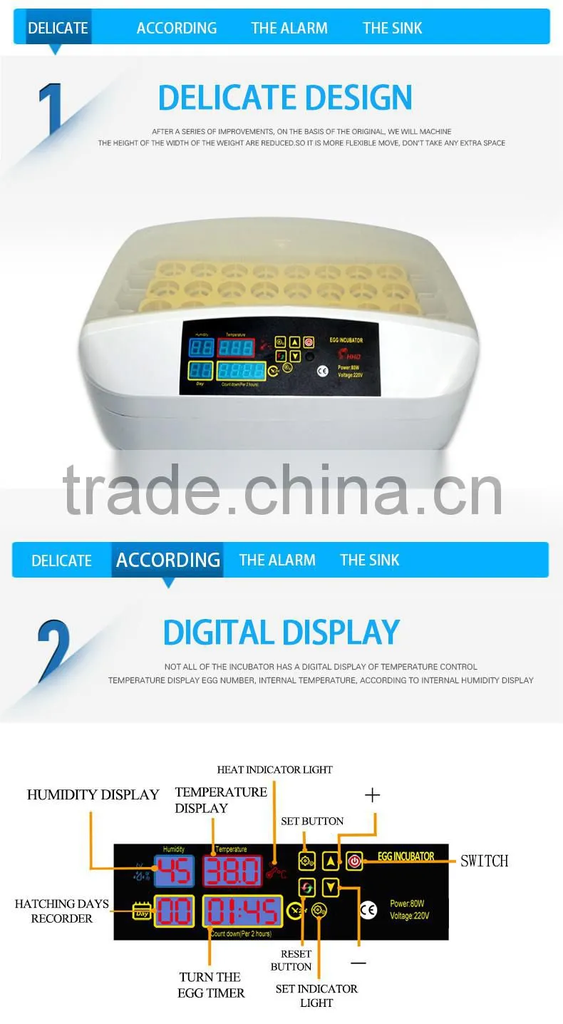 2017 HHD newest automatic chicken egg incubator for sale philippines CE approved