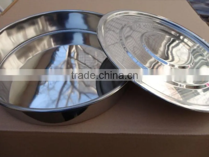 Dia.200mm stainless steel test sieve shaker analysis sifter woven mesh strainer