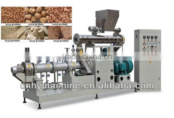 500kg/h Textured Soybean Protein/soya nuggets making machine/soya chunks machine