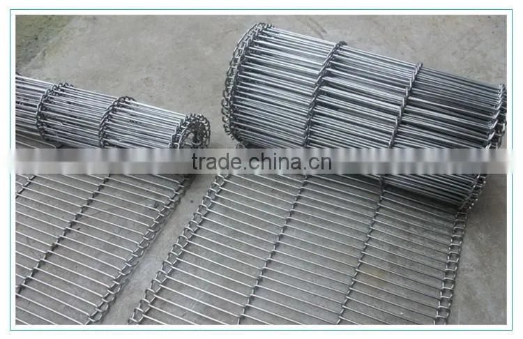 SGS Approvaled Different Open Mesh Size 304 Stainless Steel Metal Mesh Conveyor Belt