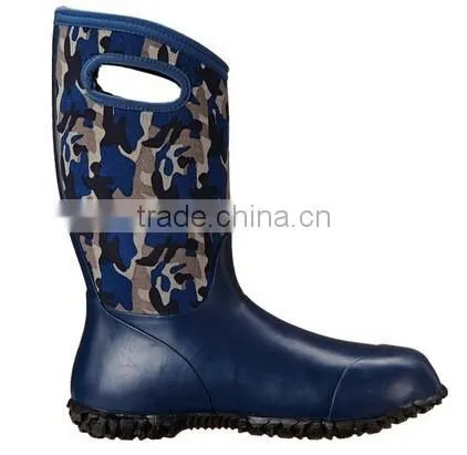 Kids Durham Camo Waterproof Insulated Boot