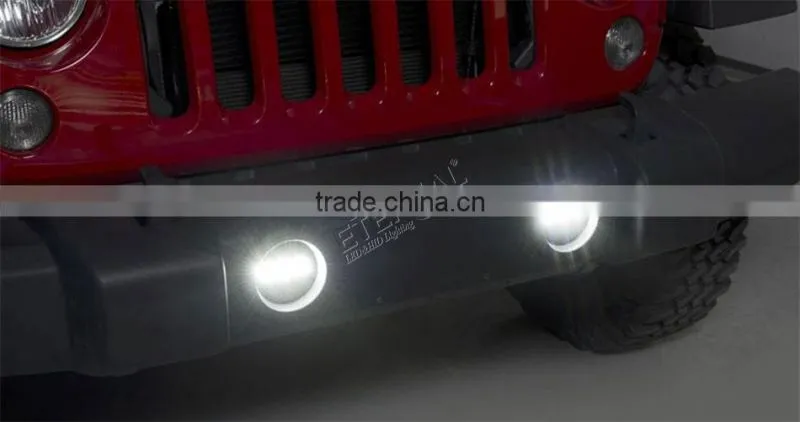 30W 3.5in universal led fog light 4x4 offroad motorcycle truck trailer vehicles work led driving lamp