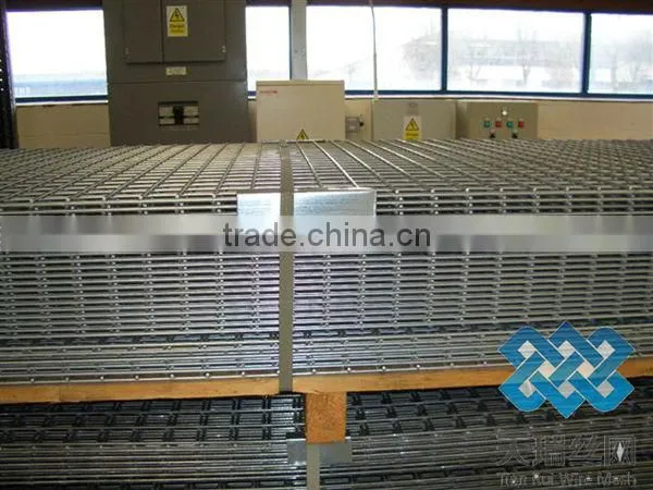 High quality of galvanized and black steel welded wire mesh panel