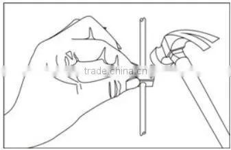 Professional Production Plastic Wall Cable Clip