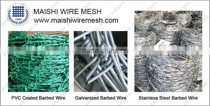 Galvanised Barbed wire (double strand) horse fence/field fence