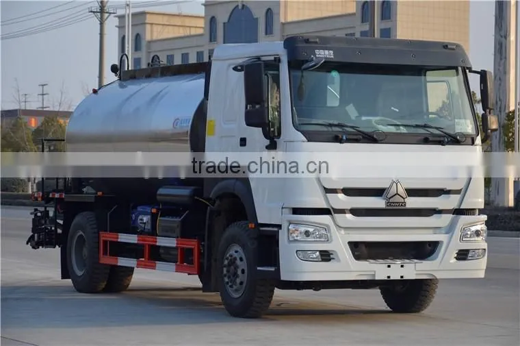 howo 10cbm bitumen distributor truck
