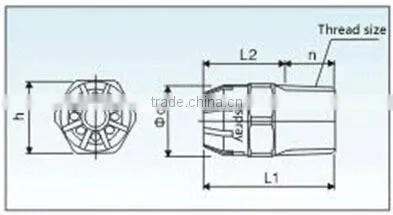 316 Stainless steel SS round air spray jet nozzles