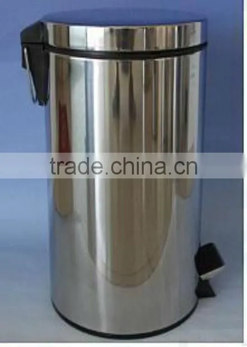 Stainless Steel Pedal Filp Waste Basket