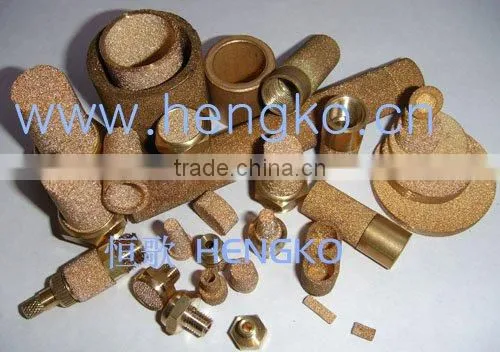 Sintered ss brass regulative Pneumatic Air Muffler