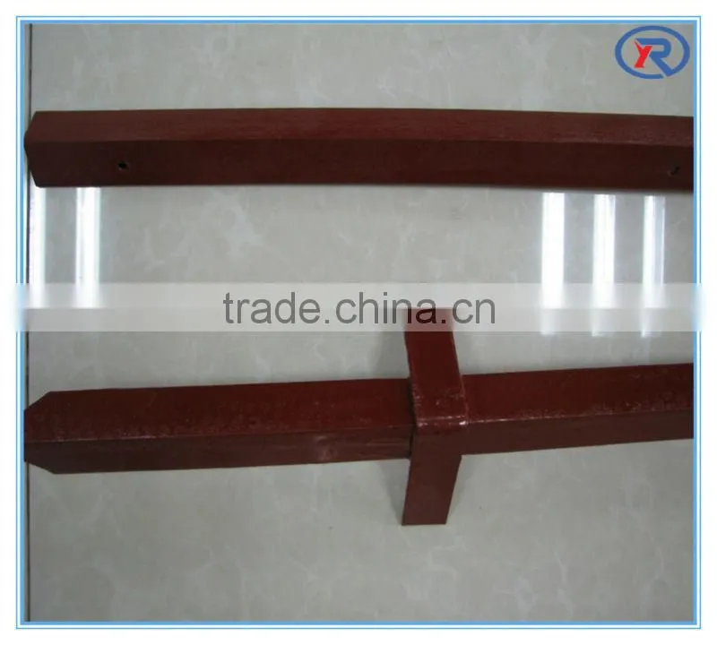 Low Price Angle steel Fence Posts,red painted angle post