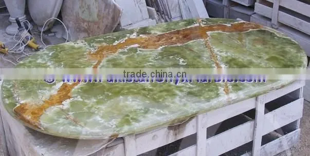 NEW COMMING 2017 NEW PRICE DARK GREEN ONYX TABLE TOPS COLLECTION