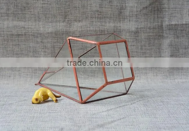 Indoor decor hanging glass terrarium micro landscape plant glass greenhouse