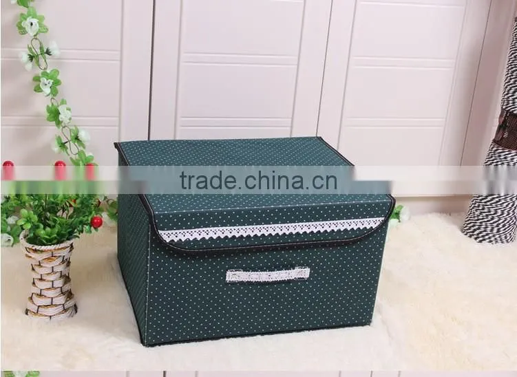 N496 Household Non Woven Box Foldable Storage Box Home Storage Organization