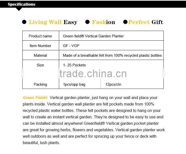 2017 new products garden hydroponic systems vertical plant pot