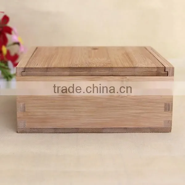 Customize square paulownia tea package box, crafts torage boxes
