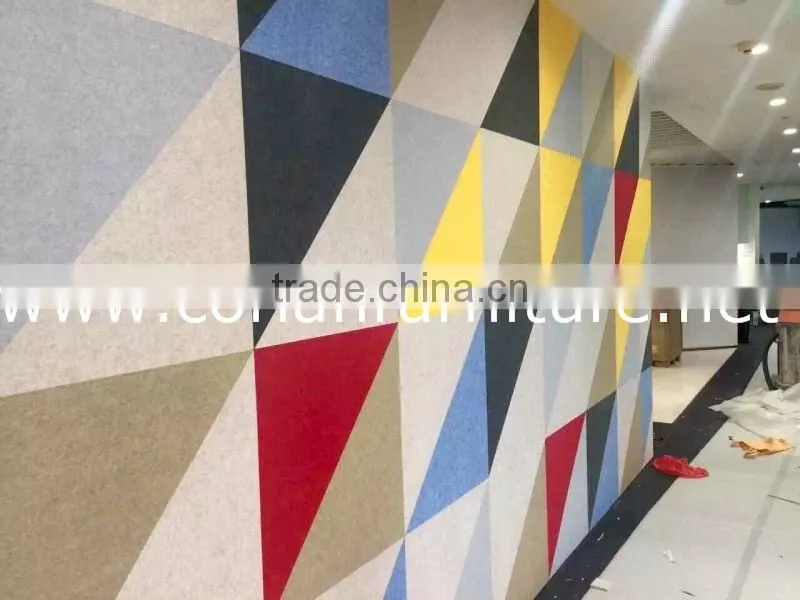 Colorful modern Art designed acrylic solid surface decorating wall panel