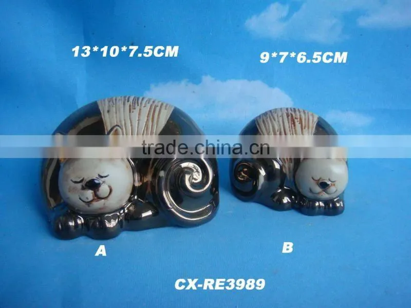 Ceramic reactive glazed animal -ceramic bird deco-color glazed porcelain bird-pottery bird