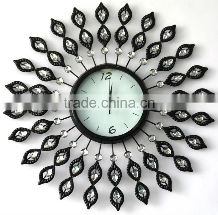 oversized Metal Wall Clock/mirror wall clock