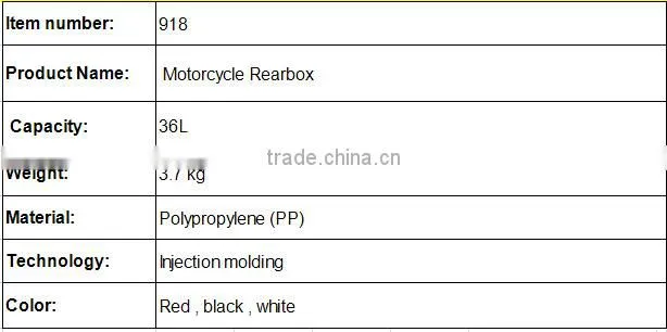 top 1 Adlo brand wholesale motorcycle accessories tail box from foshan manufacturer