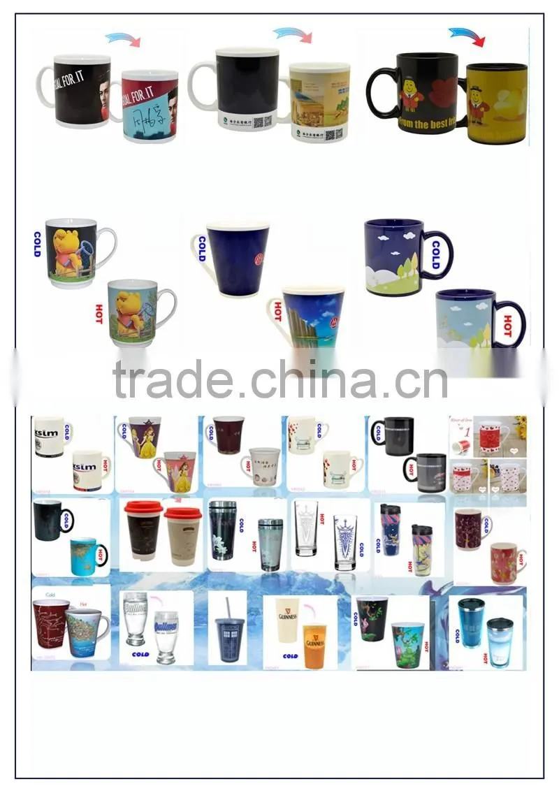 11oz Custom color changing mug change magic mug coffee mug