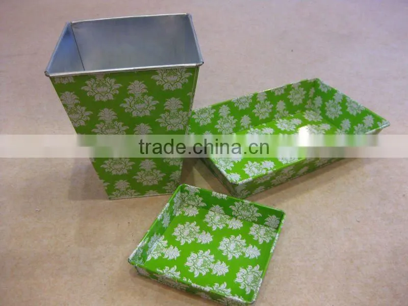 high quality antique metal serving trays