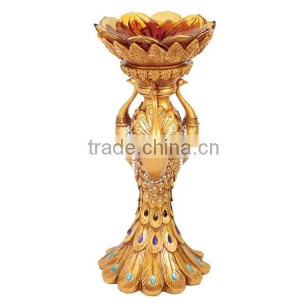 Peacock ornament indoor decorative statue