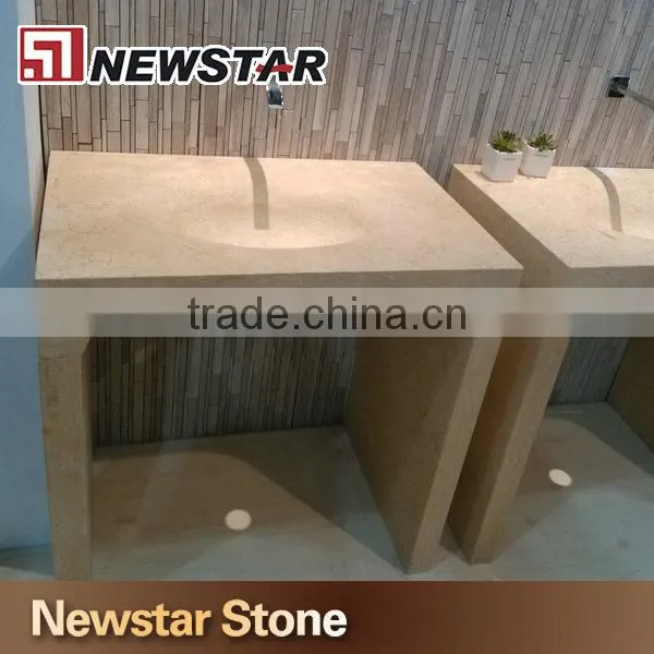 Marble Pedestal basin Art wash stone basin