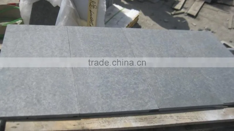 Wholesale Mongolian black granite flamed tiles