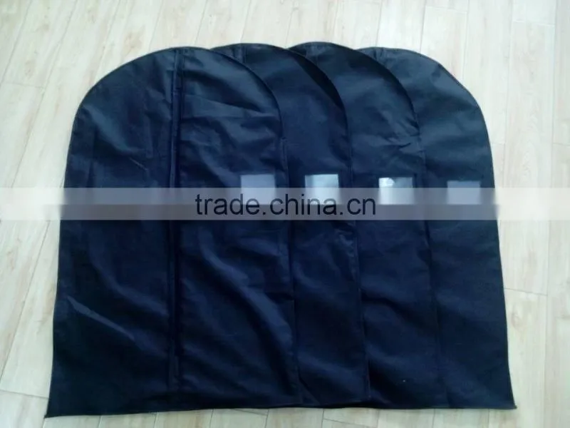 Non-woven fabrics Garment Bag Covers for Luggage, Dresses, Linens, Storage - Suit Bag with Clear Window