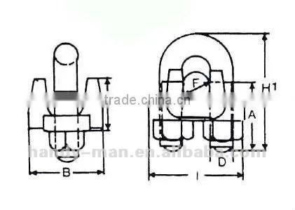 Marine Mooring Wire Rope Clip