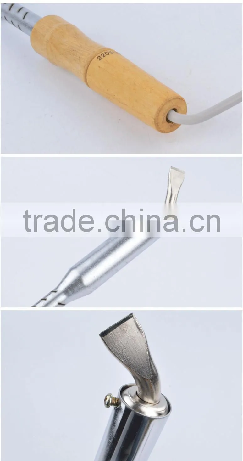 wooden handle electric soldering iron,75w300w soldering iron,automatic soldering iron