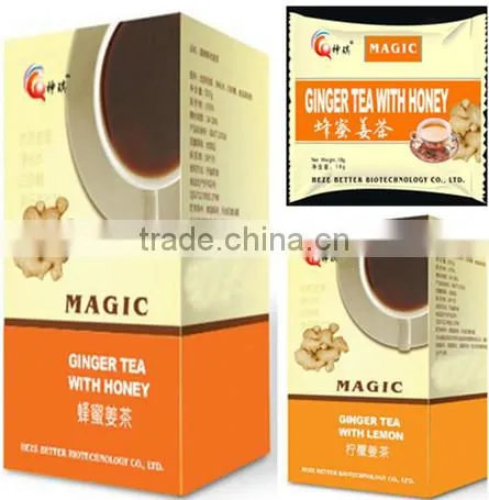 Hot Sale Instant Honey Ginger Tea, Instant Fruit Ginger Tea, Lemon Ginger Drink