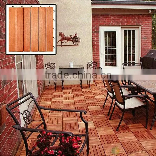 Outdoor bamboo flooring title 300*300mm with durable surface