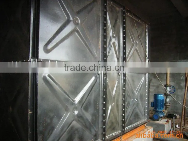 Factory price!!! Dezhou Huili high quality enamel steel sectional plate water sectional tank
